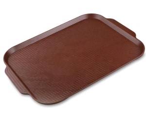 Поднос прямоугольный 45х35,5см темно-коричневый с ручками (167) MG 1730 13723 мки027 /10/ Поднос прямоугольный 45х35,5см темно-коричневый с ручками (167) MG 1730 13723 мки027 /10/