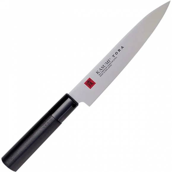 Нож кухонный универсальный сталь нерж.,дерево ,L=265/150,B=28мм металлич.,черный Kasumi 36845