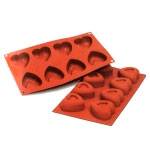 Форма силиконовая "Любовь большая" 59х60мм 8 ячеек Silikomart SF087 Форма силиконовая "Любовь большая" 59х60мм 8 ячеек Silikomart SF087