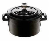 Кастрюля 0,35 л чугун d=10 см черная, матовая "TRENDY" LAVA 46804 Кастрюля 0,35 л чугун d=10 см черная, матовая "TRENDY" LAVA 46804