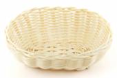 Корзинка овальная пластиковая 200х150х75мм бежевая [KT4045]