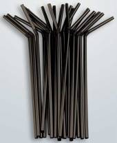 Трубочка для коктейля 0,5х24см черная с гофрой 250шт/уп  524250чг 29799 /48/ Трубочка для коктейля 0,5х24см черная с гофрой 250шт/уп  524250чг 29799 /48/