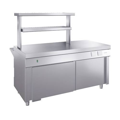 Прилавок для горячих напитков ПГН-1200-02-О Atesy (Ривьера) (1200мм) с отверстиями под полку