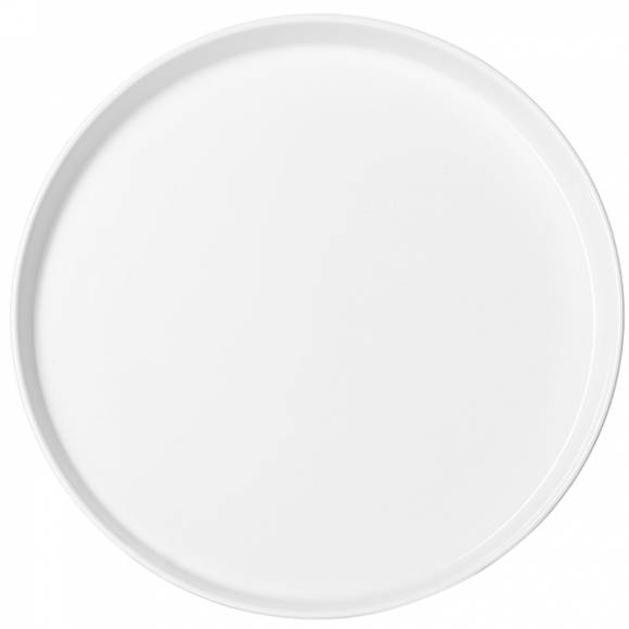 Блюдо круглое с бортом «Кунстверк» фарфор D=22,5см белый A0292
