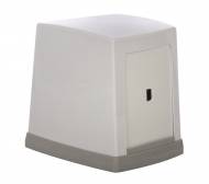 Диспенсер для салфеток Vialli белый NP80 ABS-пластик /18/