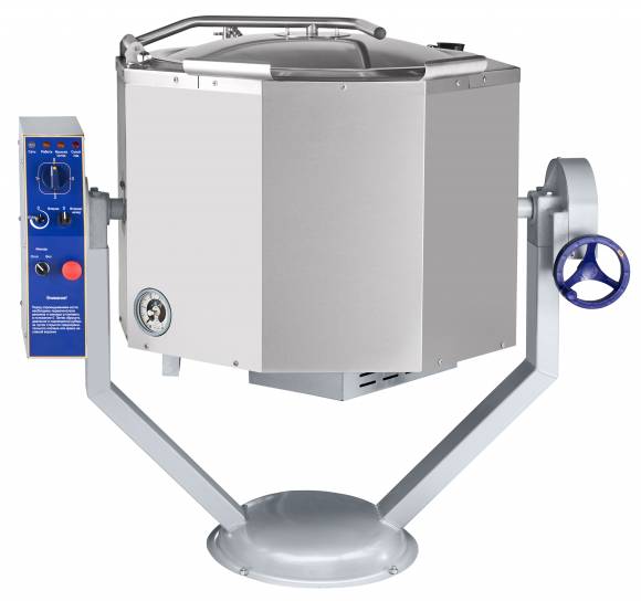 Котел пищеварочный Абат КПЭМ-100-ОМР ручное опрокидывание, миксер Котел пищеварочный Абат КПЭМ-100-ОМР ручное опрокидывание, миксер