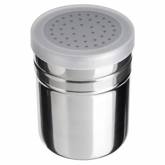 Емкость для сыпучих продуктов 300мл d=70 мм. h=100 мм. с мелк. отверст. нерж. MGprof 78651