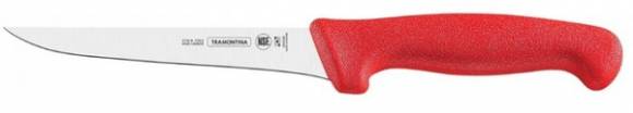 Нож кухонный обвалочный 130мм PRO Jero красная рукоять 1206P3R