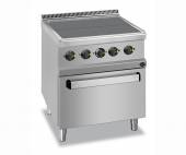 Плита электрическая 4 конфорки Apach APRE-77QFE с духовкой