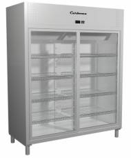 Шкаф-купе холодильный Полюс Carboma R1400K стекло