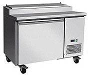Стол холодильный саладетта 1-дверный доп. отделение 6хGN1/3 Koreco TPP44(TPP1) передвижн. 8760