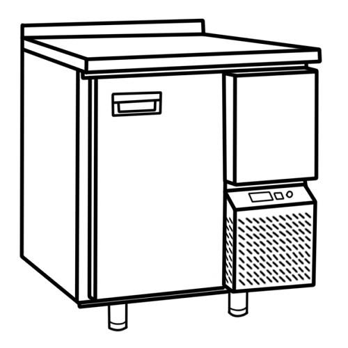 Стол холодильный компактный Финист СХСм-700-1 динамика 1 дверь