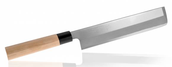 Нож для овощей традиционный Tojiro Japanese Knife 210мм сталь Shirogami 2 слоя рукоять дерево F-935