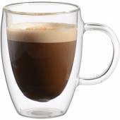 Кружка 350мл двойные стенки ProHotel термостойкое стекло DC094