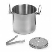 Ведро для льда 126/119мм нерж [RGS-I087] кт2865