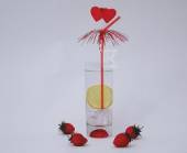 Трубочка для коктейля 0,5х24см Сердца 50 шт/уп.