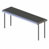 Полка настольная Gastrolux ПН-053/1 нерж. прямая Полка настольная Gastrolux ПН-053/1 нерж. прямая