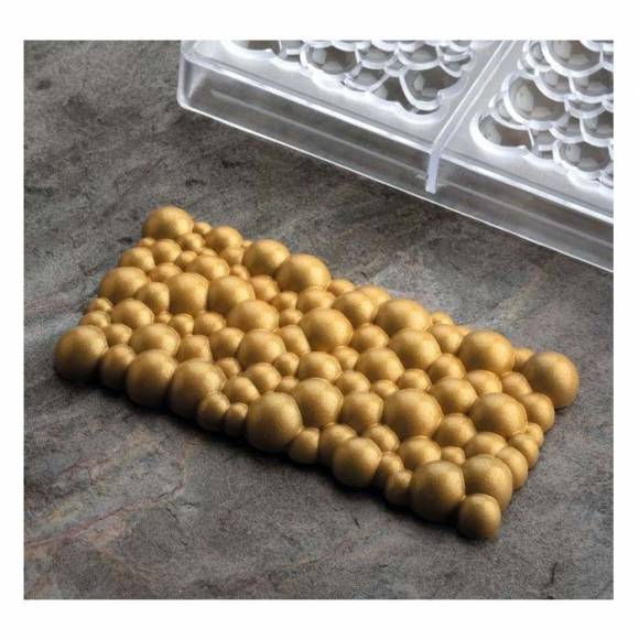 Форма д/шок. "Chocolate Bar Sparkling" 155х77мм h12мм, 100гр, 3 ячейки, п/к Pavoni PC5001