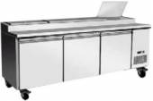 Стол холодильный саладетта 3-дверный доп. отделение (3+6+3)хGN1/3 Koreco TPP93(TPP3) передвижн. 8766