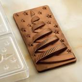 Форма д/шок. "Chocolate Bar Xmas night" 154х77мм h15мм, 100гр, 3 ячейки, п/к Pavoni PC5059FR Форма д/шок. "Chocolate Bar Xmas night" 154х77мм h15мм, 100гр, 3 ячейки, п/к Pavoni PC5059FR
