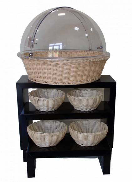 Горки для блюд серия RD2 композит набор 3шт цвет черный Горки для блюд серия RD2 композит набор 3шт цвет черный