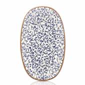 Блюдо овальное 29*17 см фарфор Tinta Edera By Bone 	TN-ED-ZT-29-OV /6/ Блюдо овальное 29*17 см фарфор Tinta Edera By Bone 	TN-ED-ZT-29-OV /6/