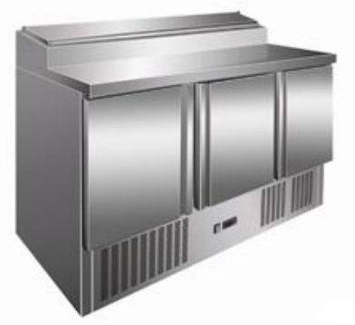 Стол холодильный для пиццы 3-дверный COOLEQ PS300 443л