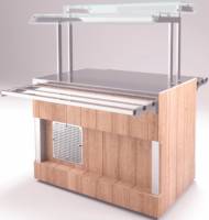 Прилавок нейтральный Refettorio (шведский стол островной) RN43А нерж. столешница Прилавок нейтральный Refettorio (шведский стол островной) RN43А нерж. столешница