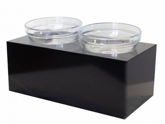 Подставка для салатниц серия RD2 композит 450х230х180 цвет черный Подставка для салатниц серия RD2 композит 450х230х180 цвет черный