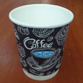 Стакан бумажный 2-х сл 250мл Десерт туба 20шт. /20/