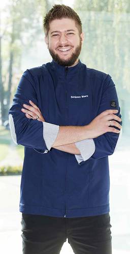 Куртка шеф-повара р-р L Greiff синяя джинсовая на молнии, рукав длинный 5575.6220.021