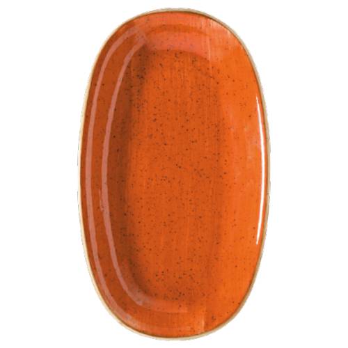 Блюдо овальное 24х14см фарфор Gourmet Aura Terracota Bonna ATCGRM24OKY b