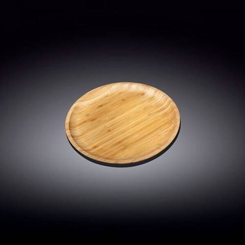 Тарелка круглая 100мм бамбук Wilmax WL-771028/А /12/120/