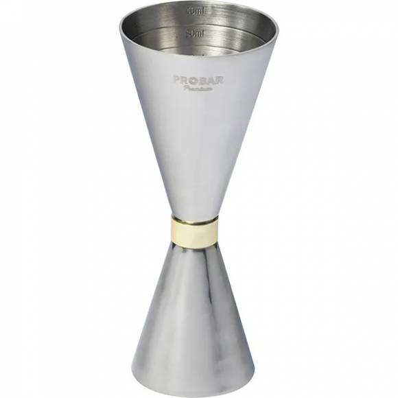 Джиггер нерж. 25/50мл D=40/48,H=117мм Пробар Премиум Солар MBJ002RS 