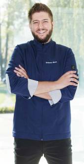 Куртка шеф-повара р-р ХL Greiff синяя джинсовая на молнии, рукав длинный 5575.6220.021 Куртка шеф-повара р-р ХL Greiff синяя джинсовая на молнии, рукав длинный 5575.6220.021