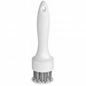 Тендерайзер для мяса 5*5*19 см. 20 стальных шипов белый Тендерайзер для мяса 5*5*19 см. 20 стальных шипов белый