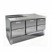 Стол холодильный для салатов (саладетта) Hicold SLE2-222GN (1/6) агрегат внизу Стол холодильный для салатов (саладетта) Hicold SLE2-222GN (1/6) агрегат внизу