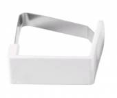 Зажим для скатерти белый пластина 1739 32060 /1/100/