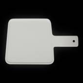 Доска для подачи 180х157мм трапеция с ручкой Corone Carre фарфор LQ-Q2740 фк0816