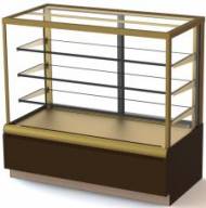 Витрина холодильная KC70 VV 1,3-1 STANDARD 0102-0109 (ВХСв-1,3д Carboma Cube Люкс)