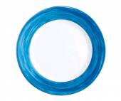 Тарелка d=235 мм синий край Браш H3607  40582 /6/ Тарелка d=235 мм синий край Браш H3607  40582 /6/