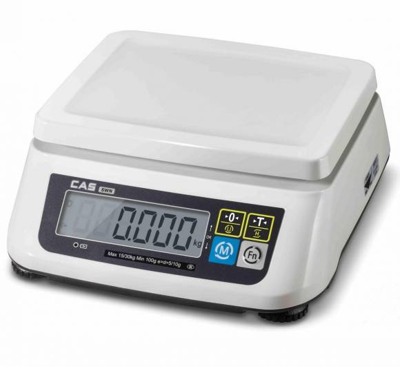 Весы порционные электронные CAS SWN-15 с акб