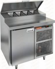 Стол холодильный для пиццы Hicold PZ1-1/GN (1/3)