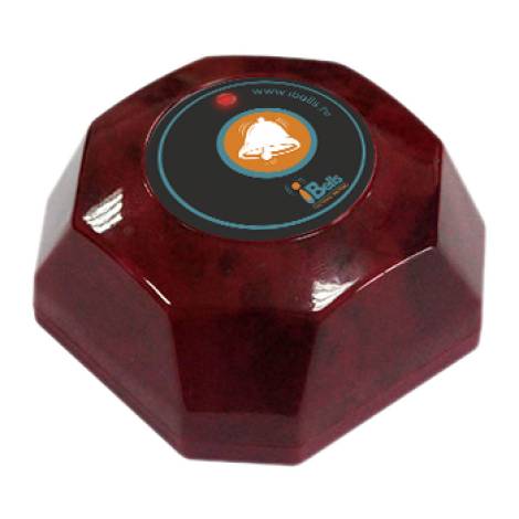 Smart-75 беспроводная кнопка вызова, цвет вишневый, коричневый