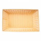 Корзина для хлеба прямоуг. 53*32,5*15 см. бежевая полиротанг MGprof 72626 Корзина для хлеба прямоуг. 53*32,5*15 см. бежевая полиротанг MGprof 72626