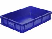 Контейнер для теста 600*400*120 мм. прямой, сплошной, синий Контейнер для теста 600*400*120 мм. прямой, сплошной, синий