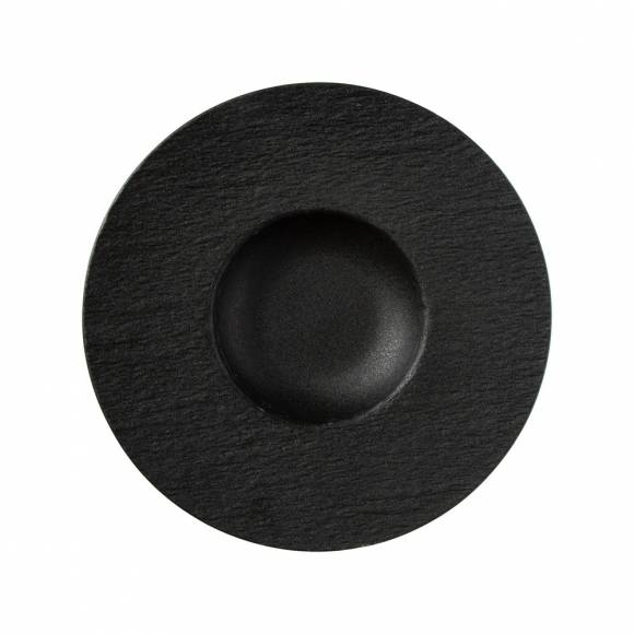 Тарелка для пасты 250мм 175мл черная Corone Grafica [XSY3299] фк6908