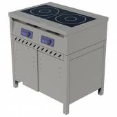 Плита индукционная ЦМИ ПИ-2 (820х600мм) на закрытой подставке, двери-купе Плита индукционная ЦМИ ПИ-2 (820х600мм) на закрытой подставке, двери-купе