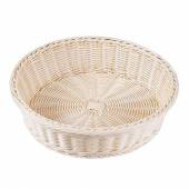 Корзина для хлеба круглая 400*h100мм, полиротанг Maco WB40