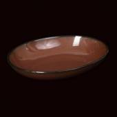 Блюдо овальное 225x117мм Corone Carmen красный фк1819